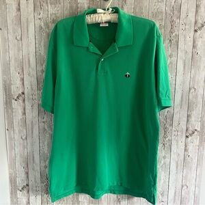 Brooks Brothers Green Branded Polo Shirt Large Men’s